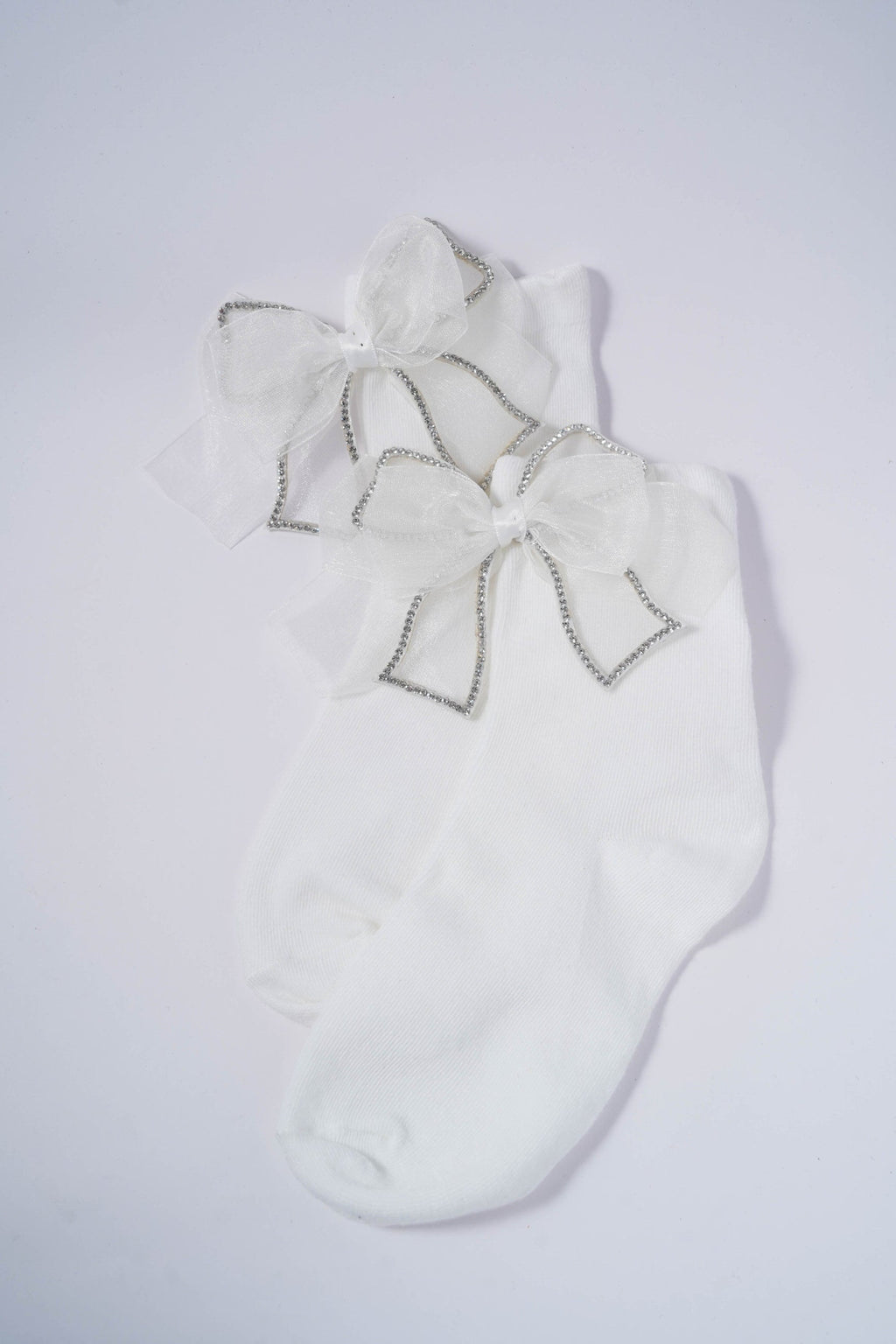 Girls White Ankle Socks