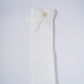 White Ribbed Socks with Metallic White Bow