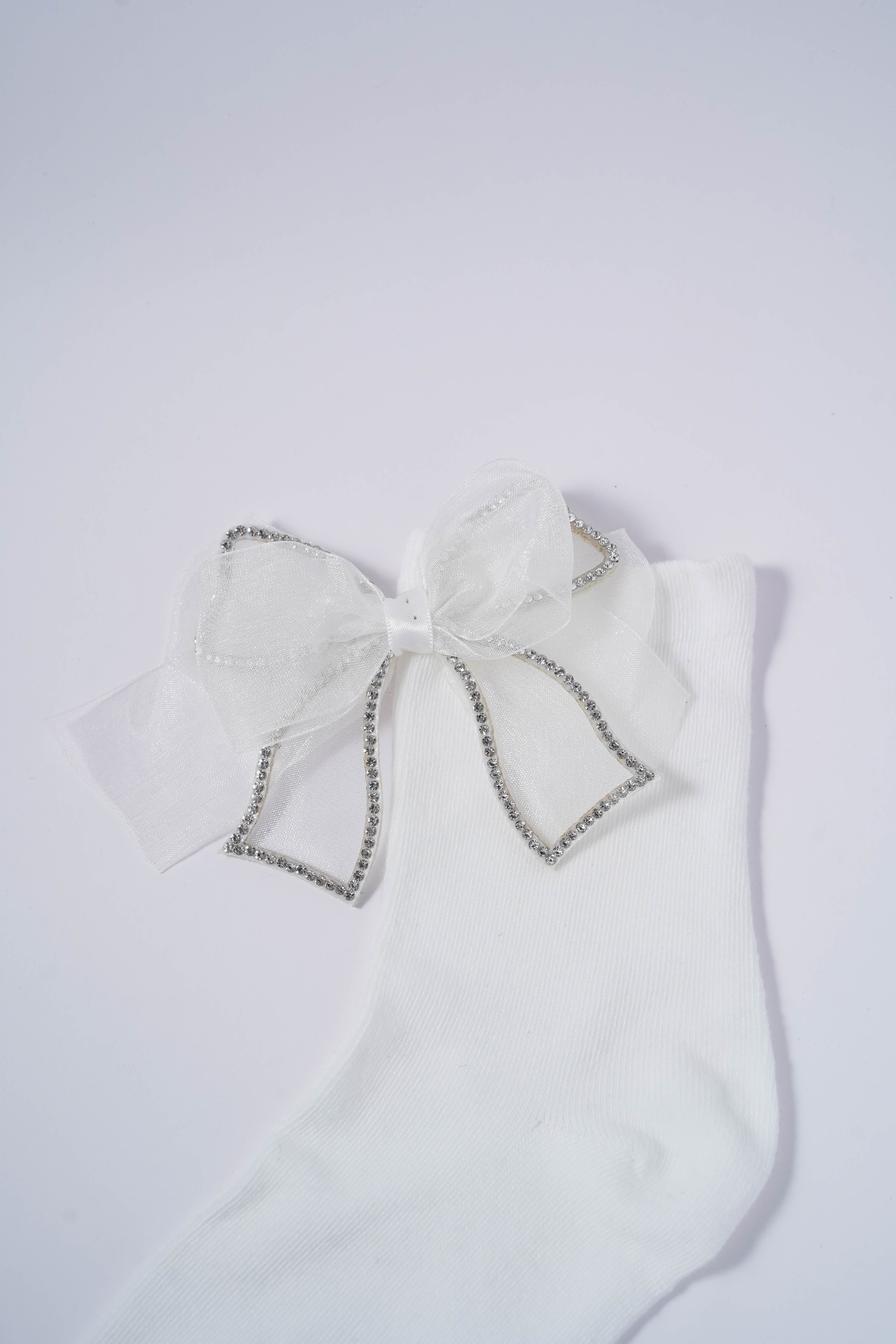 Girls White Ankle Socks