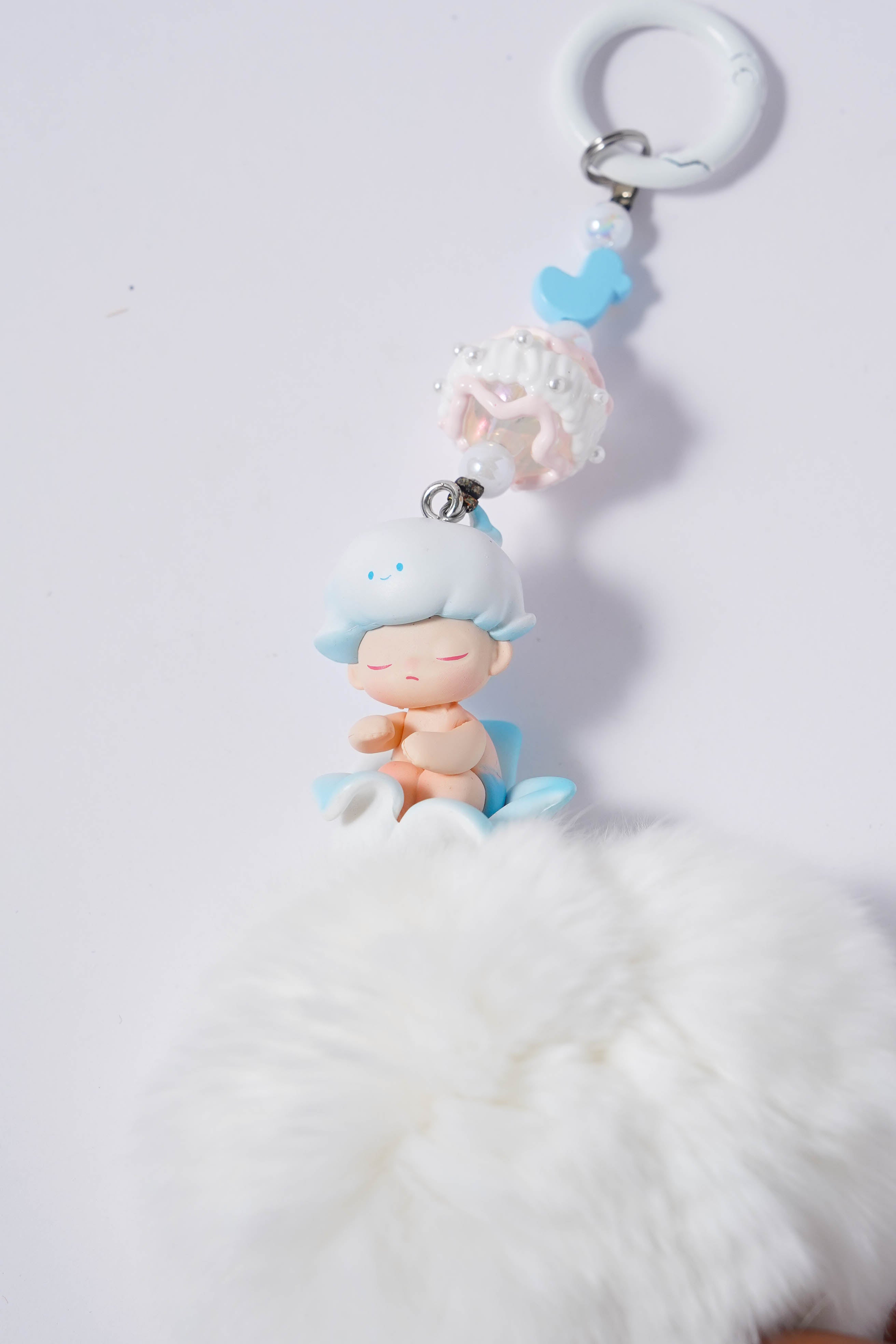White Pom Pom Charm