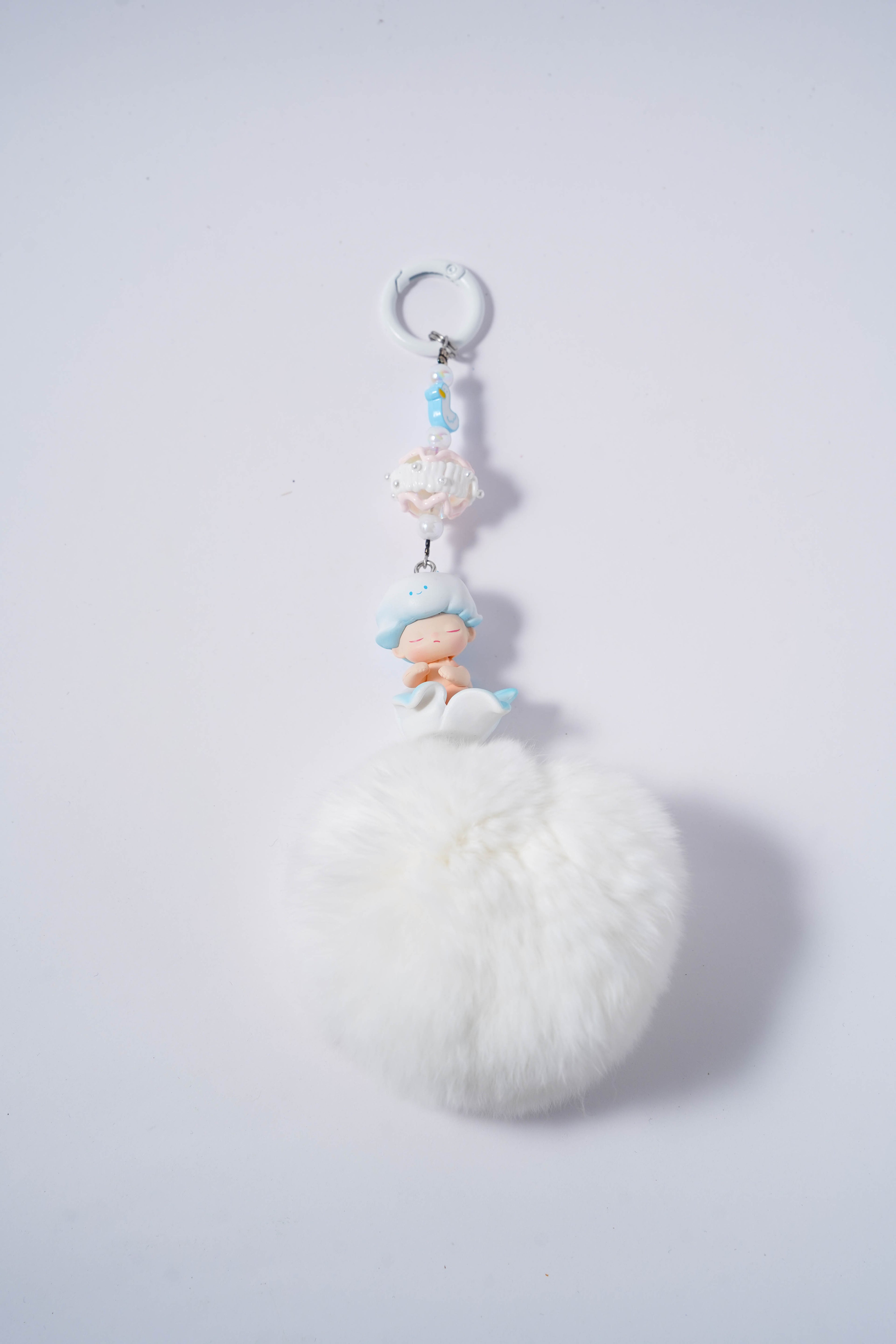 White Pom Pom Charm