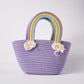 Woven tote basket