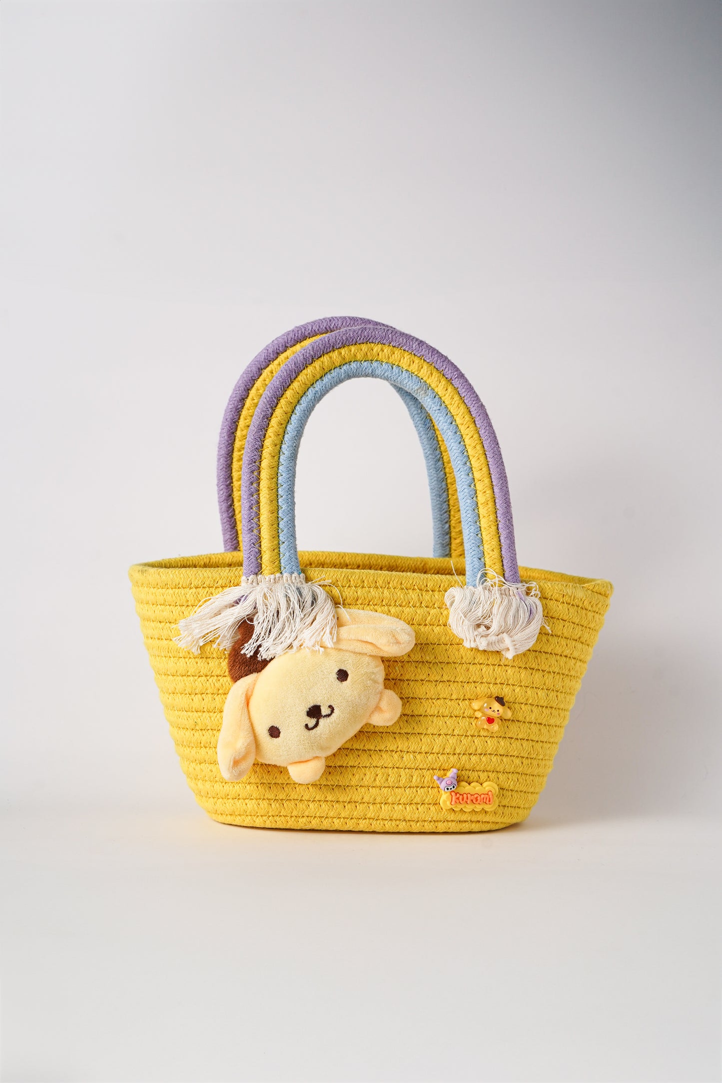 Woven tote basket