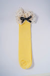 Socks with Polka Dot Bow
