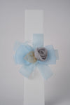 Floral Alligator Clip with Ribbon Bow Stylish Hair Accessory for Girls