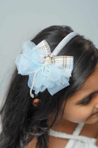 Plaid Bow Hairband