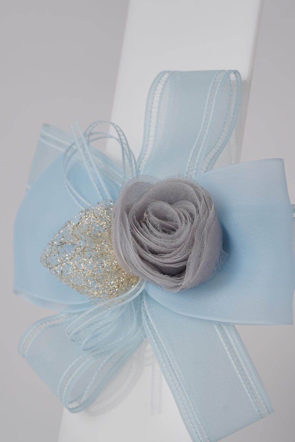 Floral Alligator Clip with Ribbon Bow Stylish Hair Accessory for Girls