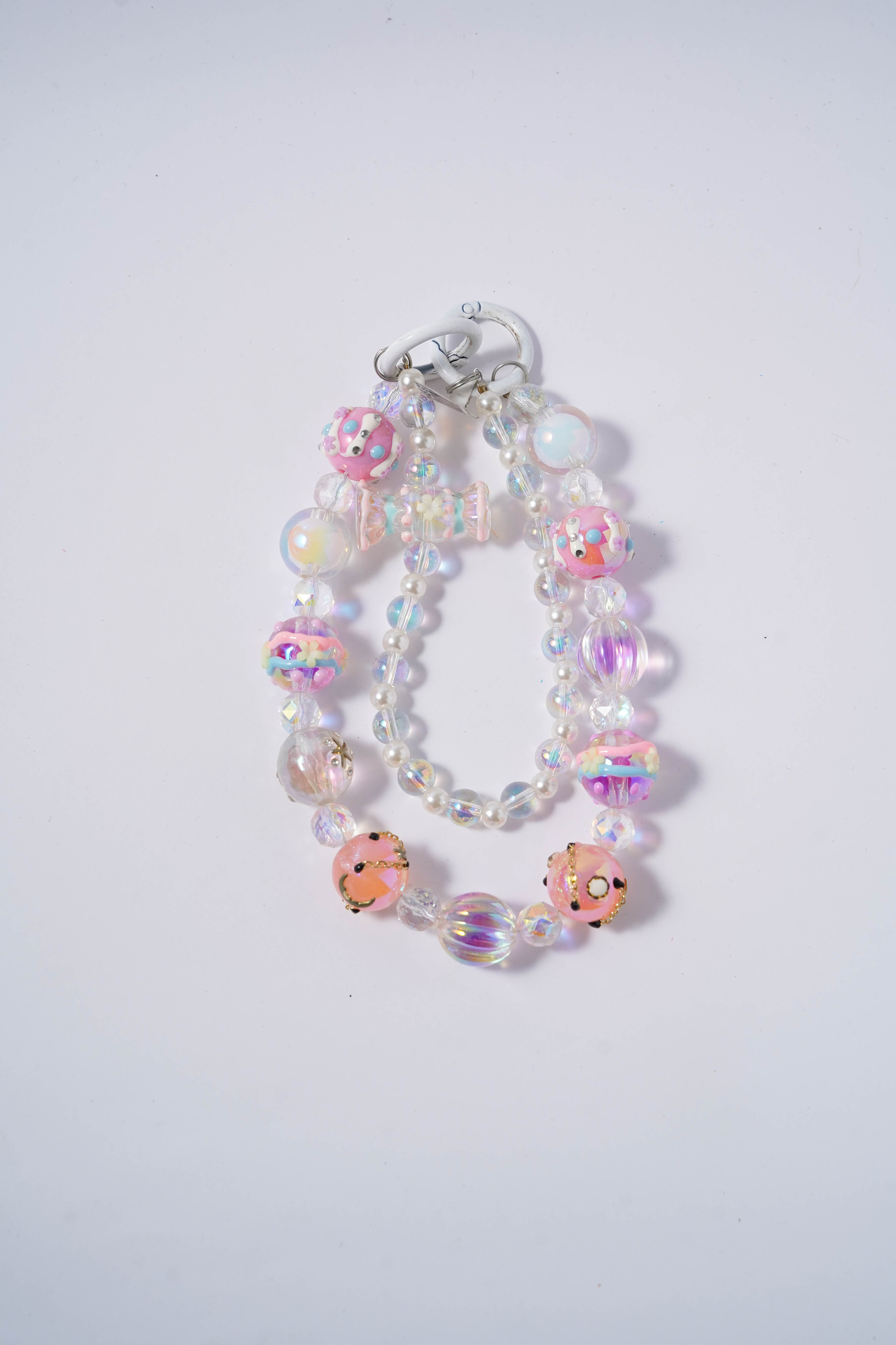 Candy Crystals Beaded Charm