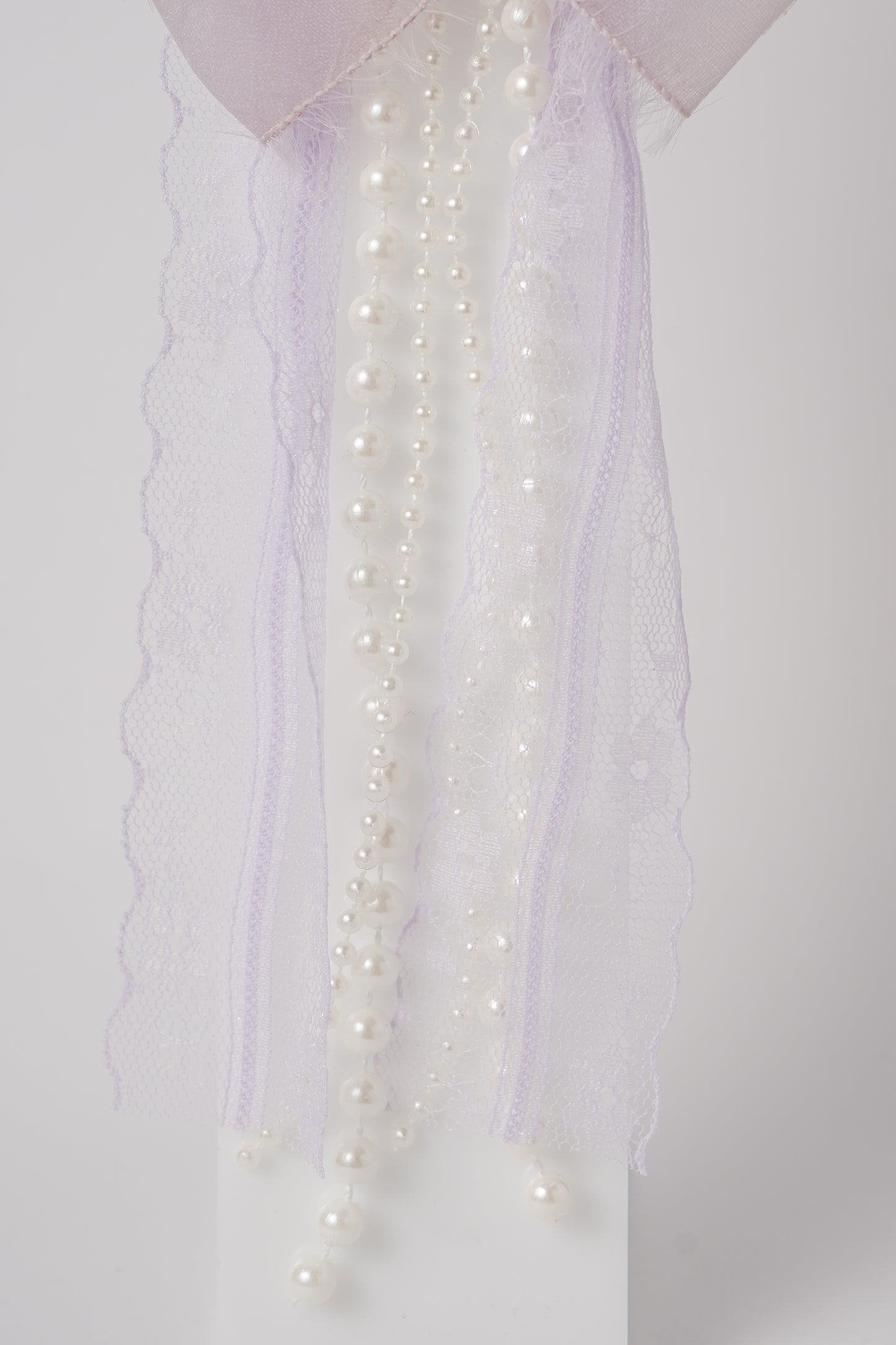 Vintage Mini Straw Hat Hair Clip with Lace, Pearls & Bow Cute Retro Hair Accessory