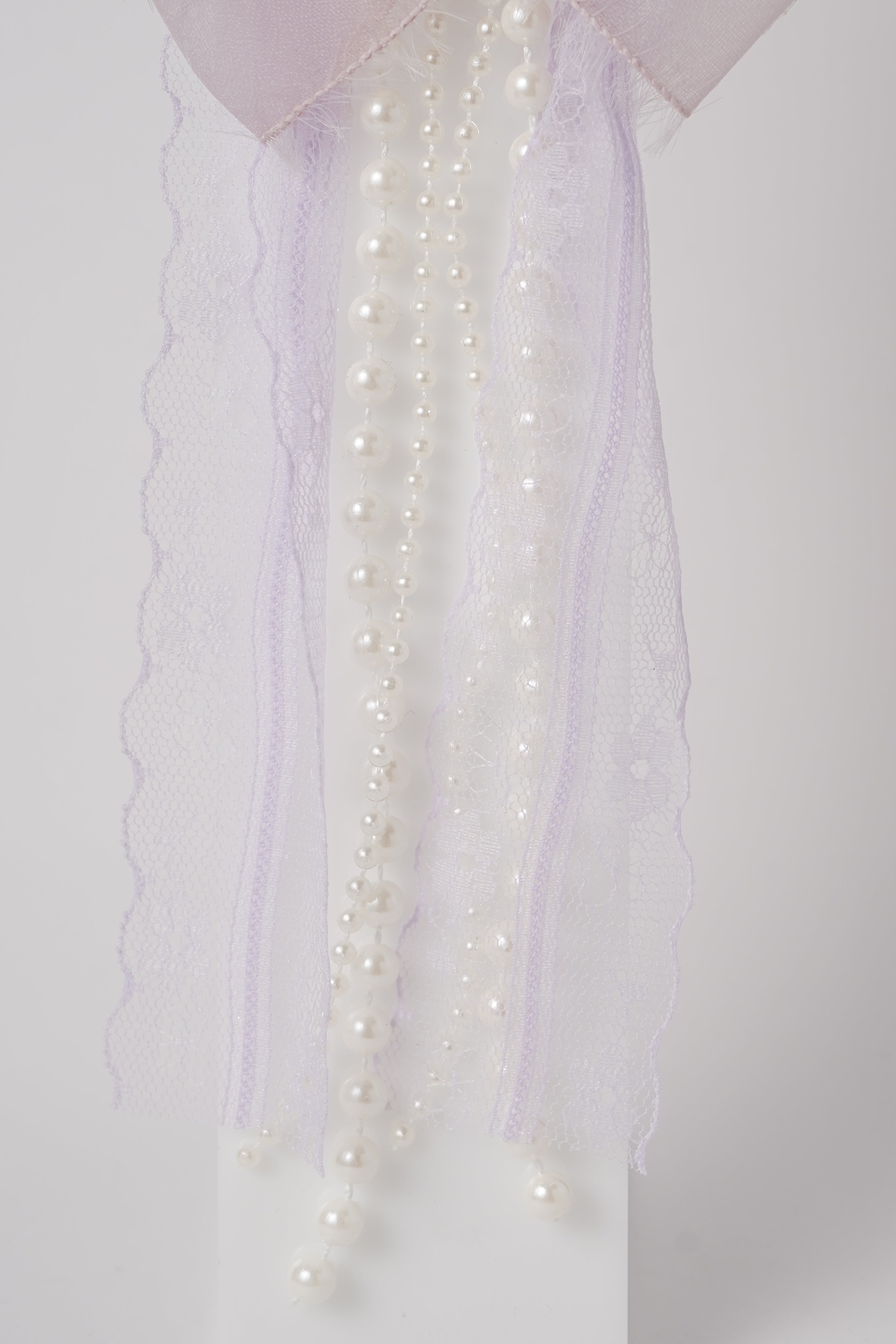 Vintage Mini Straw Hat Hair Clip with Lace, Pearls & Bow Cute Retro Hair Accessory