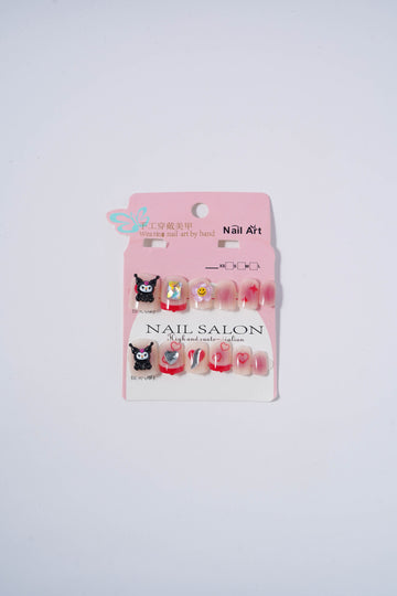 Kuromi 3D nails