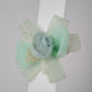 Floral Alligator Clip with Ribbon Bow Stylish Hair Accessory for Girls