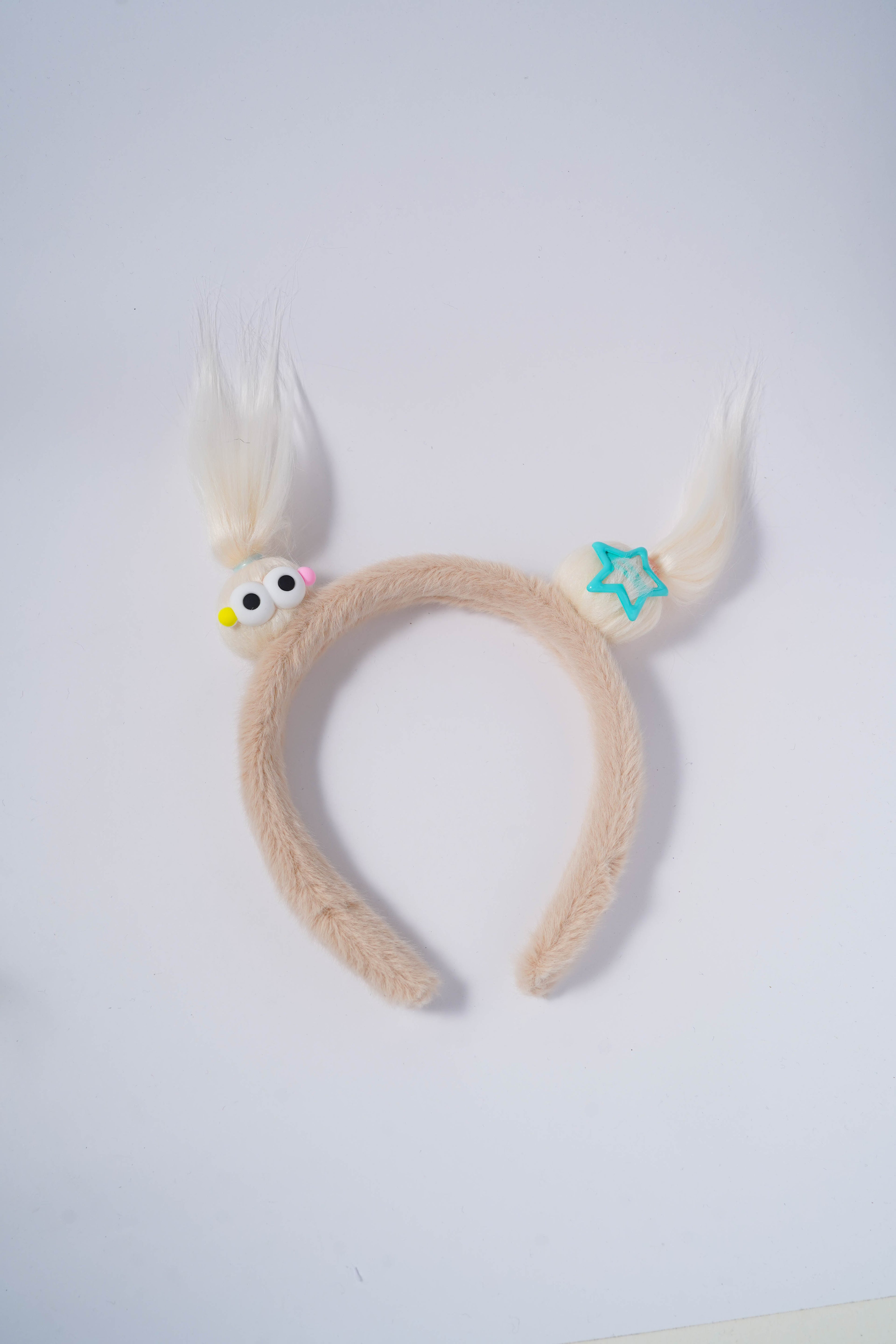 Furry Monster Fun & Fluffy Headband with Star & Eyes
