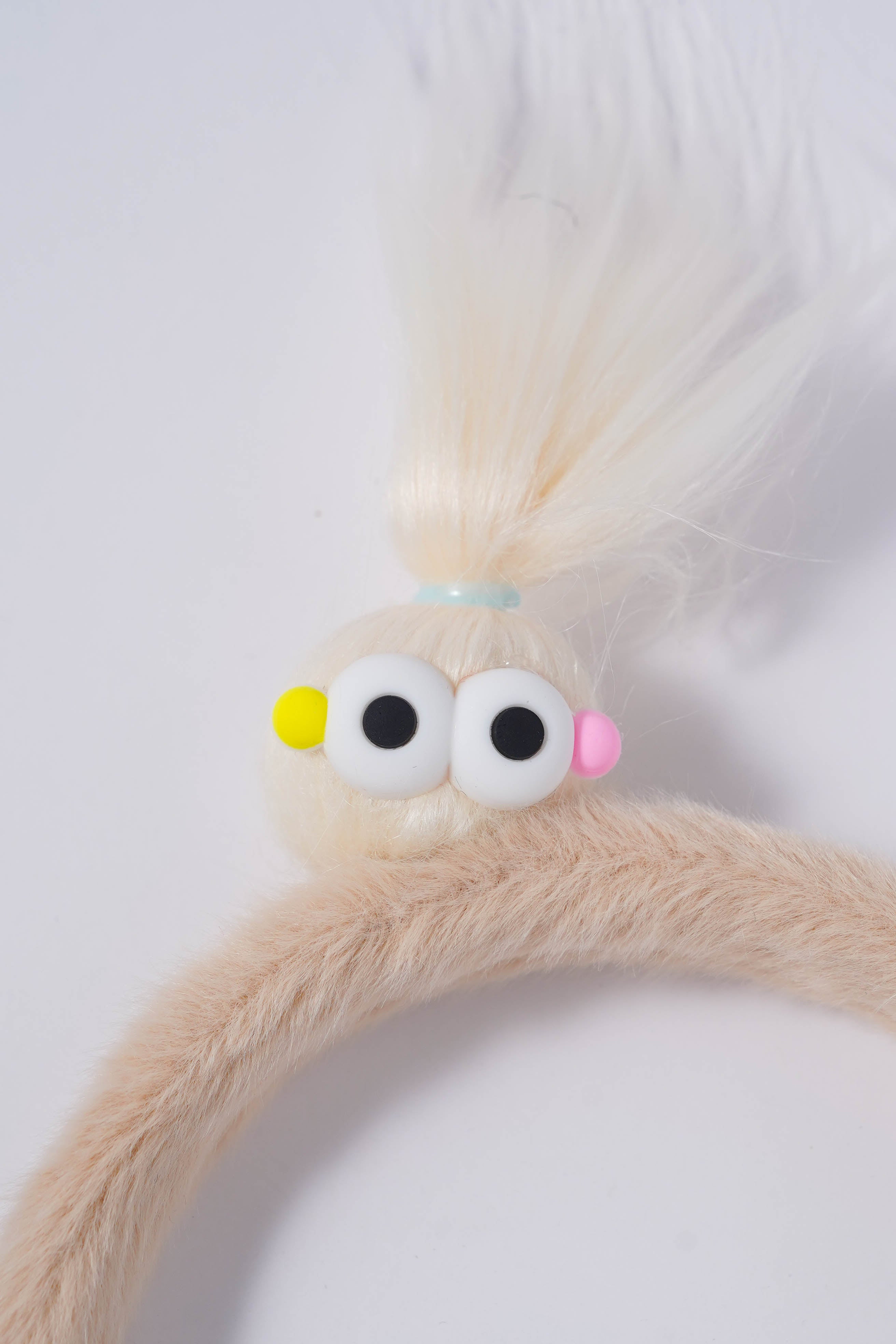 Furry Monster Fun & Fluffy Headband with Star & Eyes