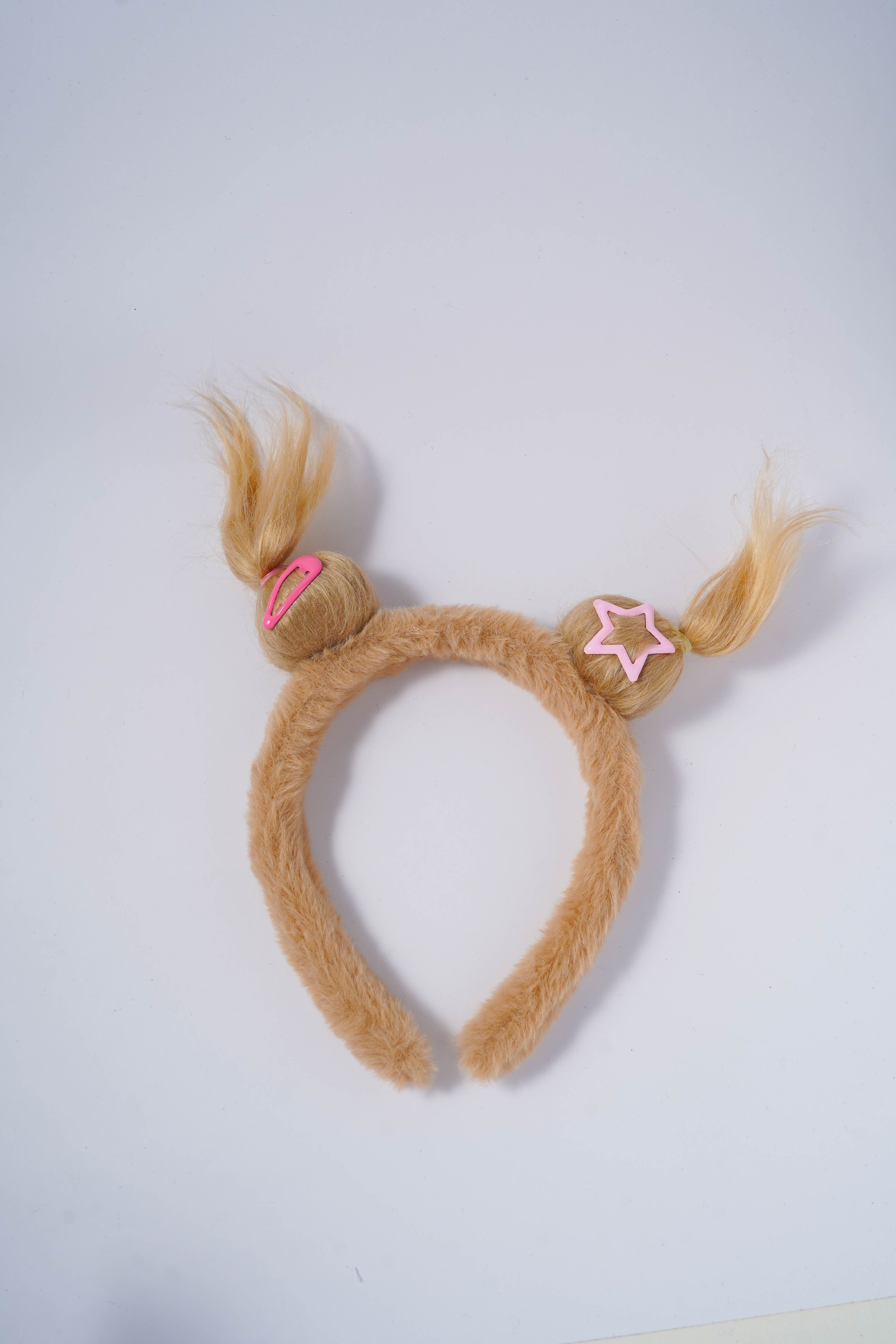 Furry Monster Fun & Fluffy Headband with Star & Eyes