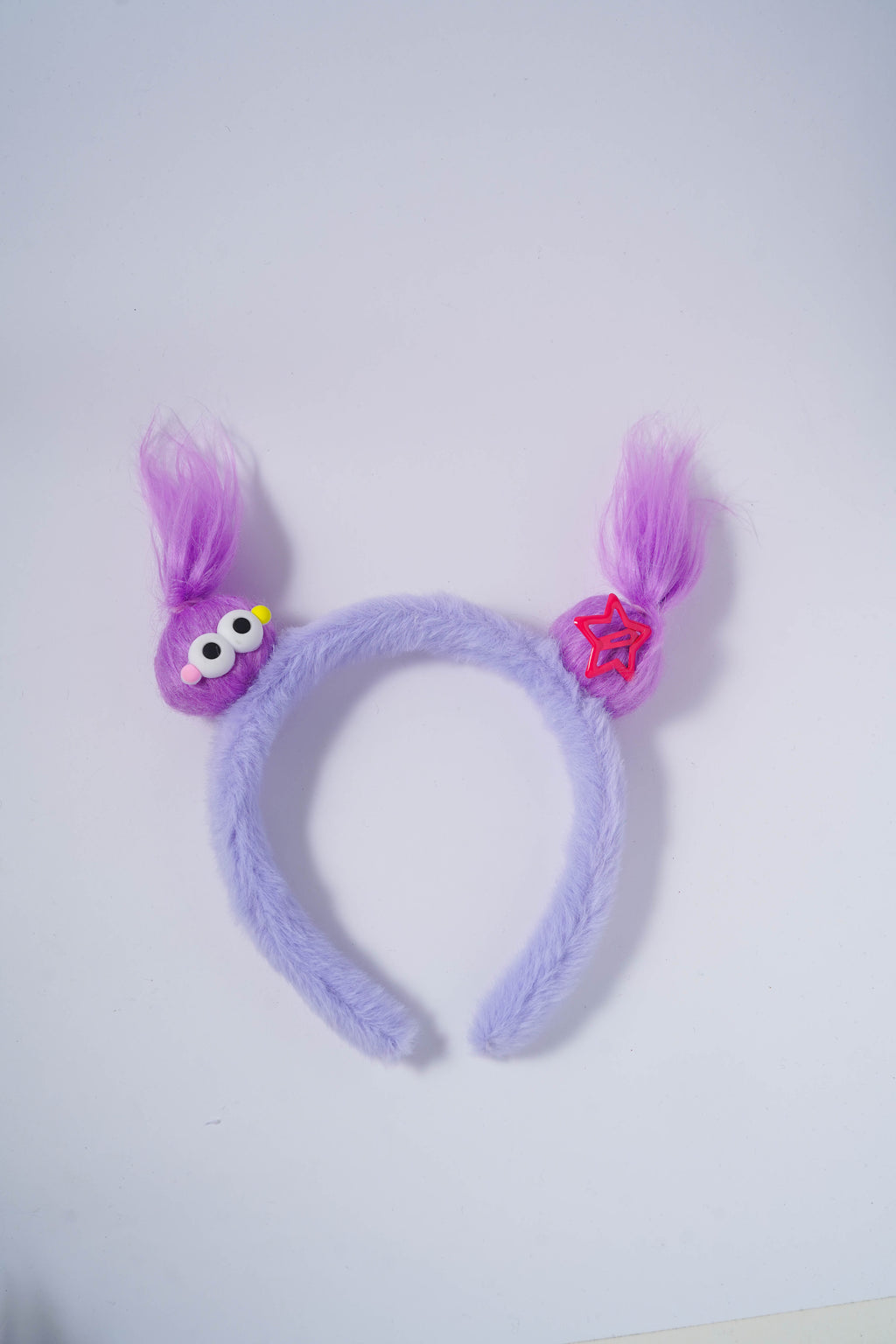 Furry Monster Fun & Fluffy Headband with Star & Eyes