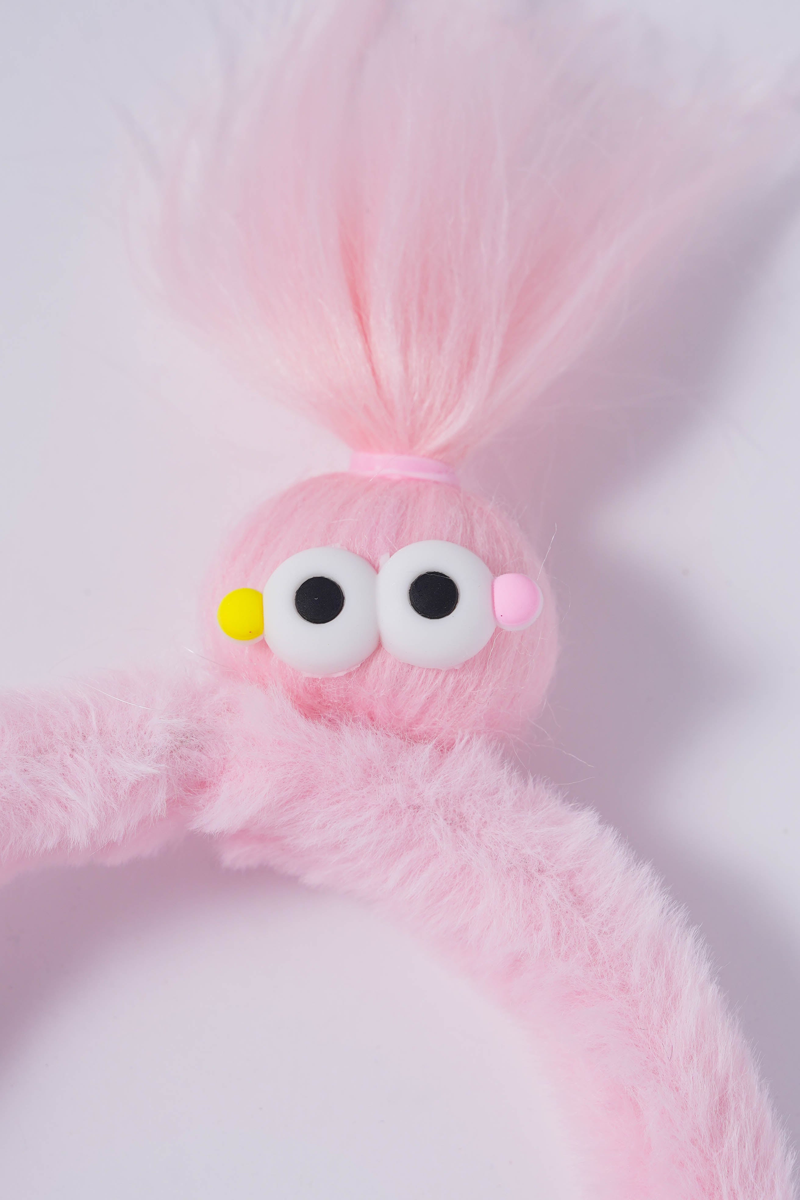Furry Monster Fun & Fluffy Headband with Star & Eyes