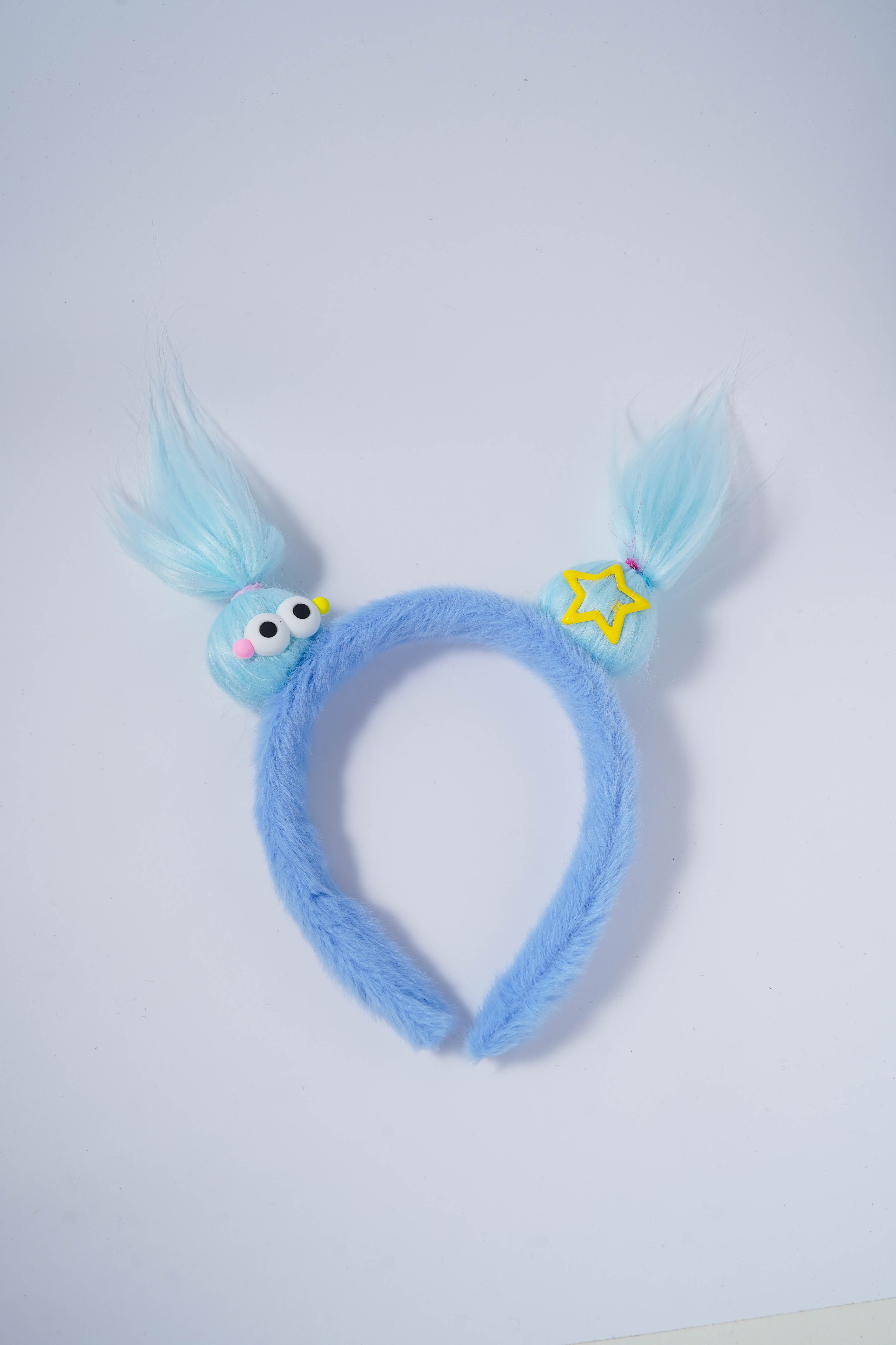 Furry Monster Fun & Fluffy Headband with Star & Eyes