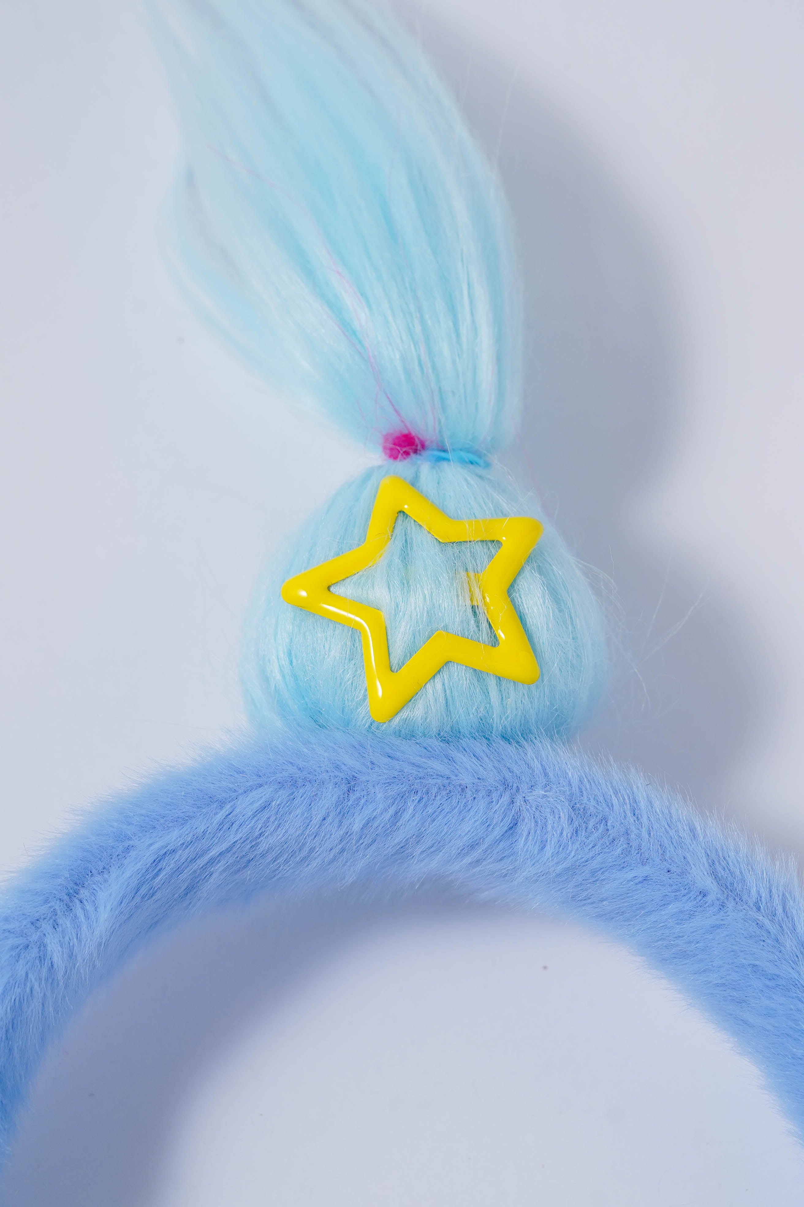 Furry Monster Fun & Fluffy Headband with Star & Eyes