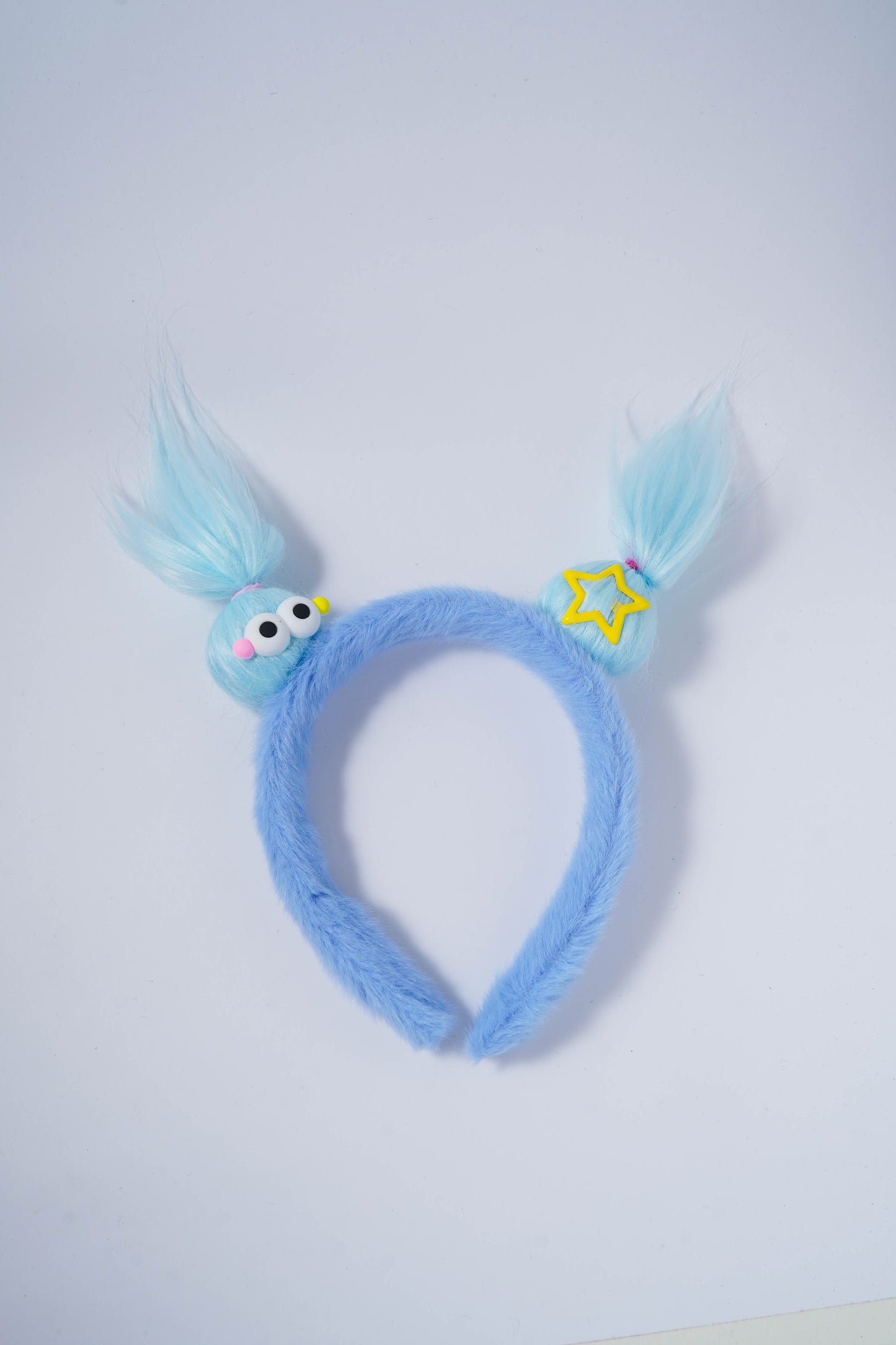 Furry Monster Fun & Fluffy Headband with Star & Eyes