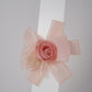 Floral Alligator Clip with Ribbon Bow Stylish Hair Accessory for Girls