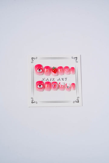 Piggy and Bear 3D Cartoon Nail