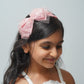 Bow Headband Pearl & Net Design