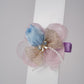 Floral Hairclip with Pearl & Crystal Embellishments Elegant Party Hair Accessory for Girls