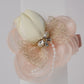 Floral Hairclip with Pearl & Crystal Embellishments Elegant Party Hair Accessory for Girls
