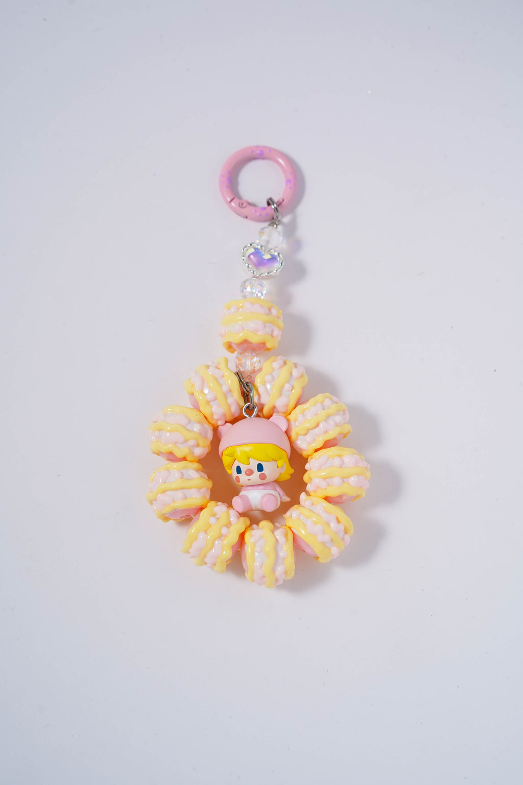 Peach Donut Girl Charm