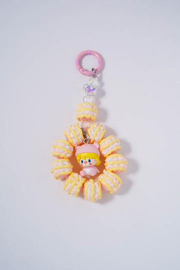 Peach Donut Girl Charm